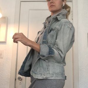 Bershka Unisex Oversize Denim Jean Jacket